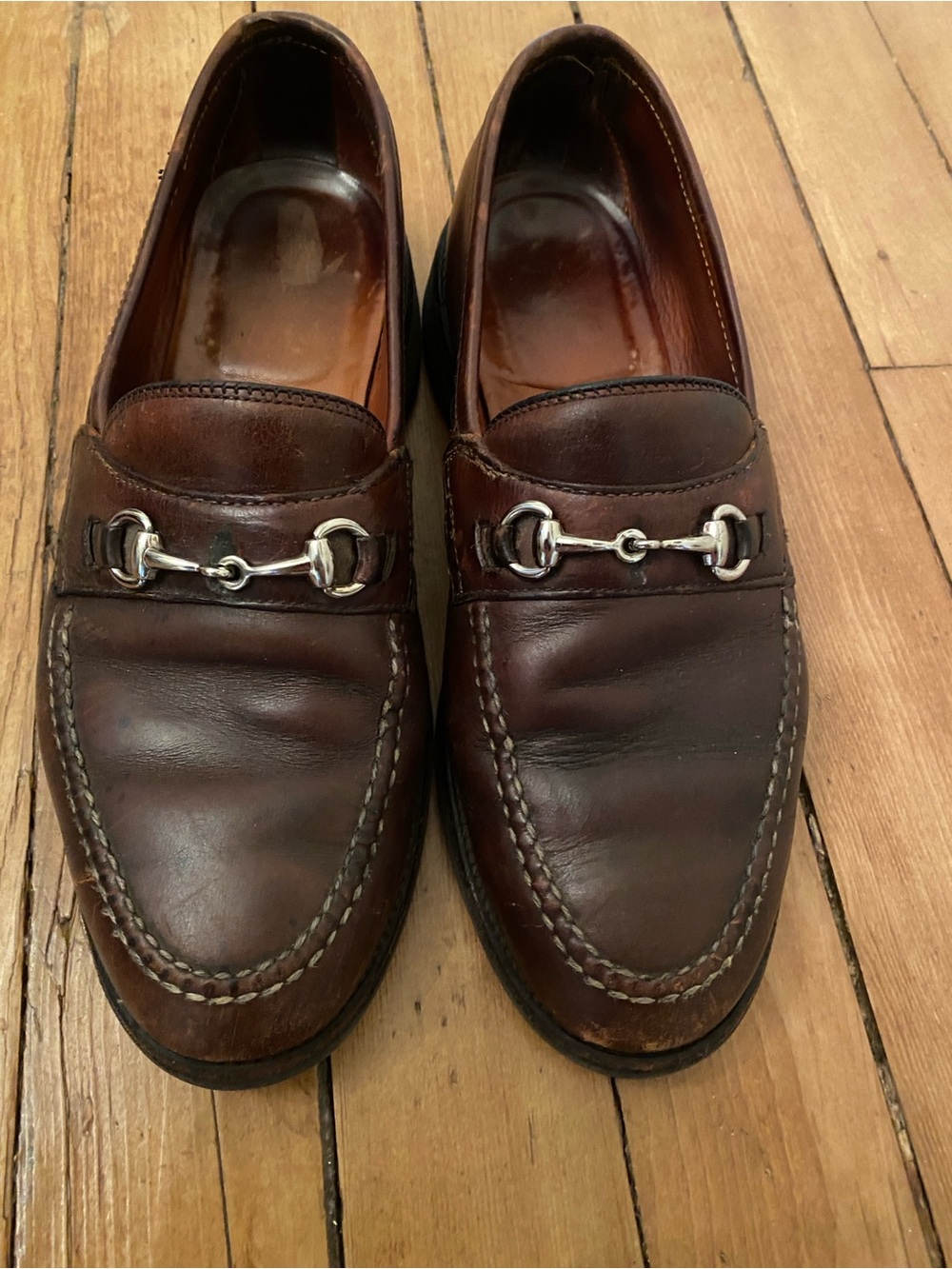 Alden cape cod horse bit brown leather loafers 10.5/11